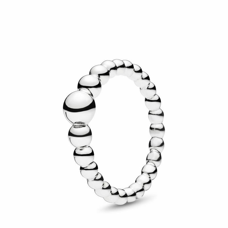 Pandora Ststackable Ring Of Beads Stackable Ring Ireland - Sterling Silver - 195768NWO